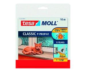tesa tesamoll® 5390 Profilé en P Joint en caoutchouc 6 m × 9 mm marron Quantité:10