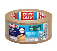 Tesa tesapack PAPIER ULTRA RÉSISTANT - ruban adhésif renforcé fibre de verre, forte adhérence - papier recyclable fabriqué à partir de matières premières certifiées FSC - 25 m x 50 mm