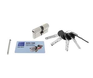 TESA TK153040L Cylindre européen TK100, 30 x 40 mm, finition laiton, profil européen