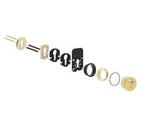 TESA TK153535L Cylindre européen TK100, 35 x 35 mm, finition laiton, profil européen