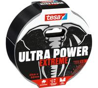 Tesa Ultra Power Extreme Ruban Adhésif de Réparation avec Tenue Extra Forte même sur des Surfaces Rugueuses - Résistant aux Intempéries et Déchirable à la Main - 25 m x 50 mm