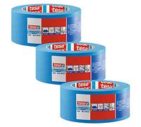 tesa UV-PLUS 4440 Ruban Précision - Usage Extérieur - x 5, Bleu, 50m x 30mm | Bande de masquage résistante aux intempéries pour un masquage et une protection précis - Pour peinture exigeante en extérieur