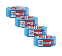 tesa UV-PLUS 4440 Ruban Précision - Usage Extérieur - x 6, Bleu, 50m x 25mm | Bande de masquage résistante aux intempéries pour un masquage et une protection précis - Pour peinture exigeante en extérieur