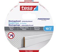 tesa WALLPAPER 77743-00000-00 Ruban de montage tesa® Powerbond blanc (L x l) 5 m x 19 mm Blanc G