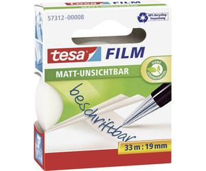 tesafilm Invisible tesa 57312-00008-02 transparent (L x l) 33 m x 19 mm acrylate 1 pc(s)