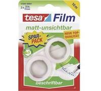 Tesa Ruban adhésif Tesafilm Invisible transparent 57649-00001-01 10 m x 19 mm acrylate – 2 pièces