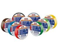 tesaflex 53988 Ruban isolant électrique en PVC IEC, 50mmx25m, rouge x4 morceau