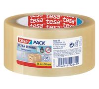 tesapack Ultra Strong - Ruban Adhésif d'Emballage en PVC Solide et Sécurisé - Transparent - 65 m x 50 mm