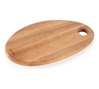 Tescoma 379880 Planche à découper ovale en bois d'acacia pour servir, 27 x 18 cm, ligne FEELWOOD