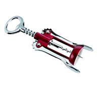 Tescoma 420244.20 Chrome, rouge - Décapsuleur (Chrome, rouge, en métal, 170 mm, avec trou dans la poignée pour suspendre