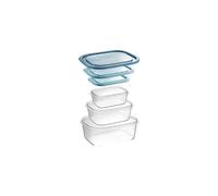 Tescoma 4FOOD - Lot de 3 boîtes alimentaires en plastique - 0,5 L 1 L 2 L