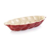 Tescoma 622208 Moule pour pain tresse en céramique, rouge