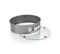 Tescoma 623314 Moule à gâteau Delicia Ø 24 cm avec Fond en Verre, Métal