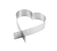 Tescoma 623384 Anneau réglable pour gâteau en forme de cœur Delícia