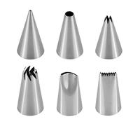 Tescoma 630497 Becs décorateurs en acier, 6 pièces pour différents décors Delícia
