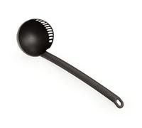 Tescoma - 638017, Space Line, Louche perforée, pour égoutter, bords hauts, anti-odeurs, nylon, noir