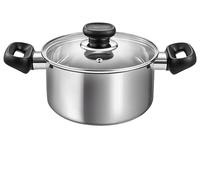 Tescoma 730918 Casserole avec couvercle ø 18 cm, 2.0 l, acier inoxydable, ligne Brava