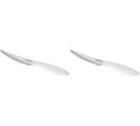 Tescoma 863056.11 Couteau à Steak, Acier Inoxydable, Blanc, 6 unités (Lot de 2)