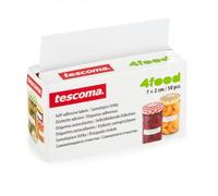 Tescoma 897012 4FOOD Lot de 50 étiquettes adhésives pour pots et bocaux