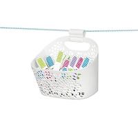 Tescoma 900724 Cleankit Pinces à linge avec panier Multicolore 7 x 4 cm 1 pièce
