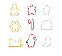 Tescoma Delicia 630901 Lot de 9 emporte-pièces pour Noël