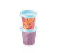 Tescoma Lot de 2 boîtes repas 200 ml bleu ciel