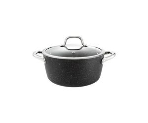 Tescoma PRESIDENT Cocotte en pierre avec couvercle ø 24 cm, 4.5 l