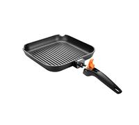 Tescoma smartClick Plancha, Acier inoxydable, Noir, 24 cm