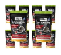 TESKAD - Anti-Rongeurs Maison et Jardin - Pâte Fraîche sans Parfum - Prête à l'Utilisation pour un Usage Domestique - Formule Naturelle - Pack de 10 x 150g