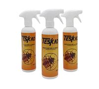 Teskad Spray Anti-Punaises de Lit 500 ml (3) - Insecticide Prêt à l'Emploi - Action Choc & Rémanente Jusqu'à 2 Mois - Sans Odeur - Idéal pour Matelas, Sommiers, Tapis & Textiles