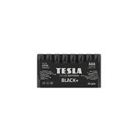 Tesla Lot de 24 Piles AAA Noires + alcaline Plus Extra Energy
