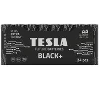Tesla Lot de 24 piles alcalines AA noires