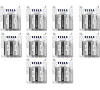 TESLA SILVER+ D Mono, pile LR20 10 x pack de 2 = 20 pièces