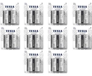 TESLA SILVER+ D Mono, pile LR20 10 x pack de 2 = 20 pièces