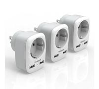 TESSAN Adaptateur Prise Américaine USA Canada France, 3 Pack