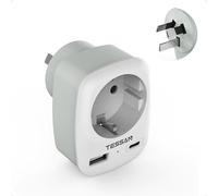 TESSAN Adaptateur Prise Australie avec USB C et USB A