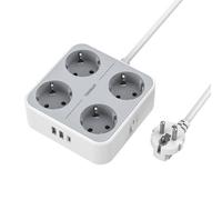 Tessan Power Strip Ts-302-c-gr