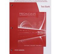 Test Bank for Stewart/Redlin/Watson's Precalculus: Mathematics for Calculus, 7th