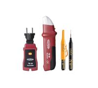 Testboy TB 30 kit promotionnel détecteur de fusibles avec marqueur de trou profond PICA (affectation précise des disjoncteurs, affichage optique et acoustique), rouge/noir