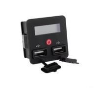 Testeur 12 V-24 V avec USB, indicateur de capacité, voltmètre pour acide