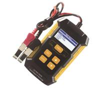 Testeur Chargeur Réparateur de Batterie Voiture 12v 220v Jaune | Batteries Plomb-acide, Contrôle Alternateur, Entretien Automobile, Mesures Ca Sae en Din Iec, Prise Européenne