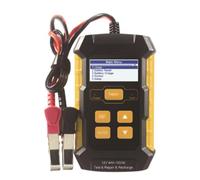 Testeur de Batterie Auto 12v Chargeur et Réparateur Multifonction | Écran 2,4 Pouces, Contrôle Alternateur et Polarité Inversée, Compatible Batteries Plomb-acide, Ateliers Automobiles