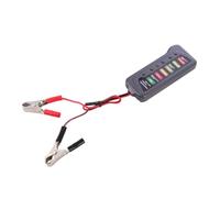 Testeur de Batterie Automobile Intelligent Voyant Led, ABS Noir | Test de Batterie Rapide, Utilisation Simple, Protection Intelligente, Indicateur Lumineux, pour Contrôle Véhicule