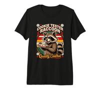 Testeur de Biscuits drôle rétro pour Raton Laveur T-Shirt Haut de Gamme