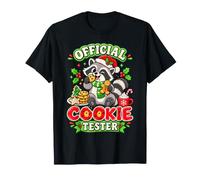 Testeur de Biscuits Officiel pour Noël Raton Laveur T-Shirt