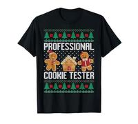 Testeur de biscuits professionnel pour pull de Noël moche T-Shirt