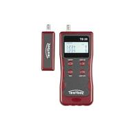 Testeur de câblage réseau Testboy 29 (peut vérifier les formats de câbles pour détecter les interruptions, les confusions ou les courts-circuits ; pratique et facile à utiliser), rouge/noir
