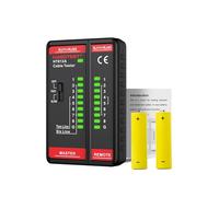 Testeur de câble réseau Ethernet HT812A avec port RJ45 RJ11, détection en direct 60 V, câble de continuité de ligne téléphonique, câble blindé pour CAT5/CAT5E/CAT6/CAT6A