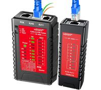 Testeur de câble réseau Testeur de câble Ethernet - RJ45 - Cat5 Cat6 - UTP STP - Test circuit ouvert, croisé, court-circuit