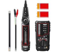 Testeur de Câble Réseau, Traceur Multifonction et Testeur de Ligne Téléphonique, Kit Localisateur RJ45 RJ11 avec Contrôle Continuité et Cartographie pour Maintenance Réseau et Installation Télécom